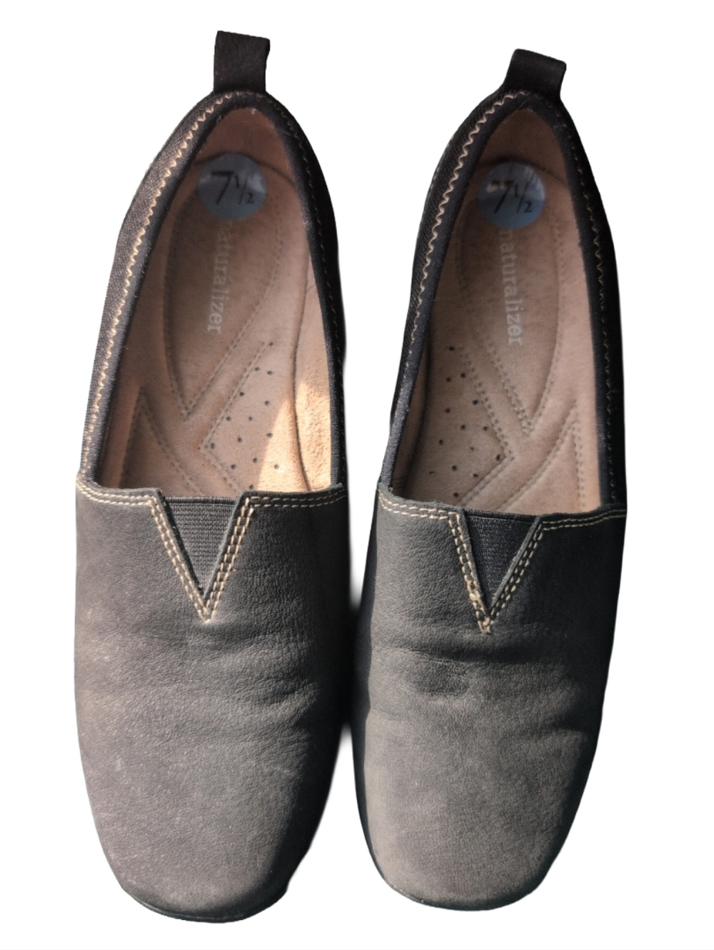 Naturalizer Women's Frank Slip-On Loafers Charcoal Black Size 7.5